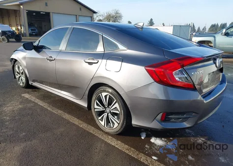 2018 Honda Civic Ex-L from USA, damaged, VIN JHMFC1F79JX001473